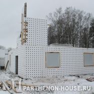 Строительство дома - несъёмная опалубка PLASTBAU (ПЛАСТБАУ)